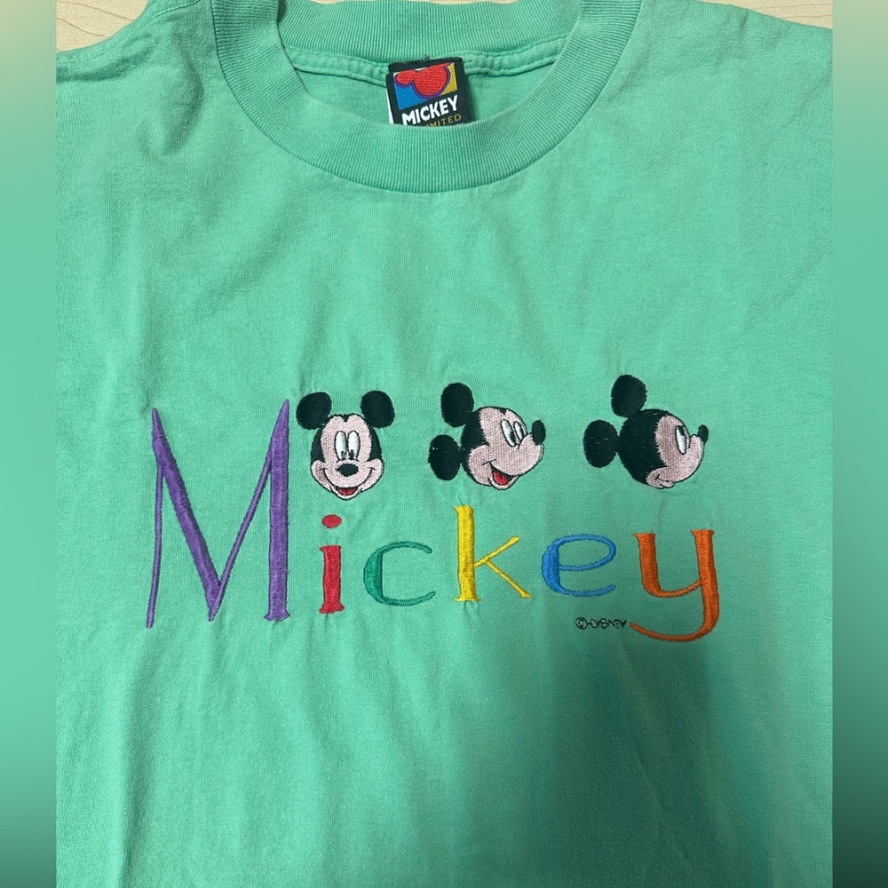 Disney Mickey Mouse Embroidered Tee